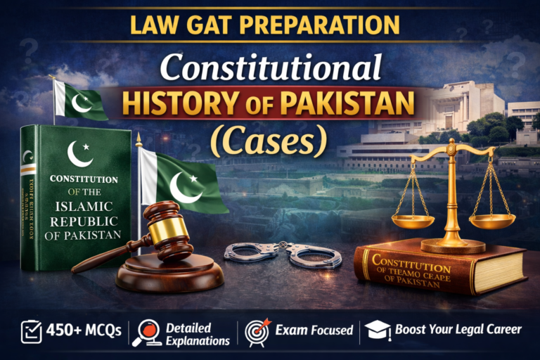 Constitutional History of Pakistan (Cases)